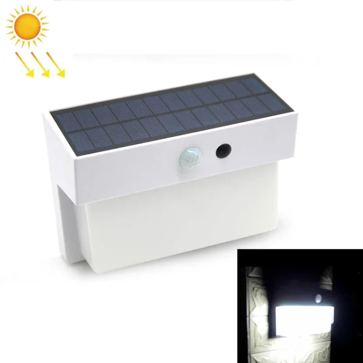2,5 W 50 LED Lampe Solaire d'Extérieur pour Paysage, Décoration de Cour, Contrôle de la Lumière + Détection Radar, Lampe Murale