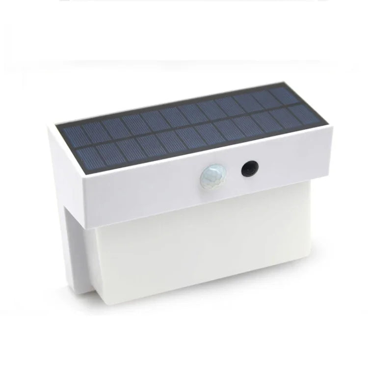 2,5 W 50 LED Lampe Solaire d'Extérieur pour Paysage, Décoration de Cour, Contrôle de la Lumière + Détection Radar, Lampe Murale