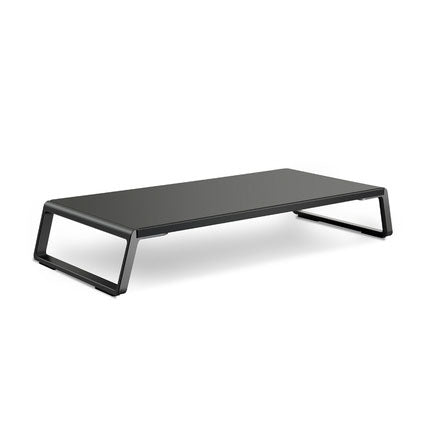 Support écran rehausseur avec pieds métalliques pour iMac MacBook Écran LCD Imprimante, organiseur de bureau Plateau robuste Gain de place