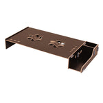 Support surélevé en bois pour écran d'ordinateur, rehausseur d'ordinateur portable, étagère de bureau avec rangement pour clavier, TBD049404601A, TBD049404601B, TBD049404601C, TBD049404601D