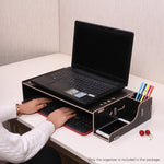 Support surélevé en bois pour écran d'ordinateur, rehausseur d'ordinateur portable, étagère de bureau avec rangement pour clavier, TBD049404601A, TBD049404601B, TBD049404601C, TBD049404601D