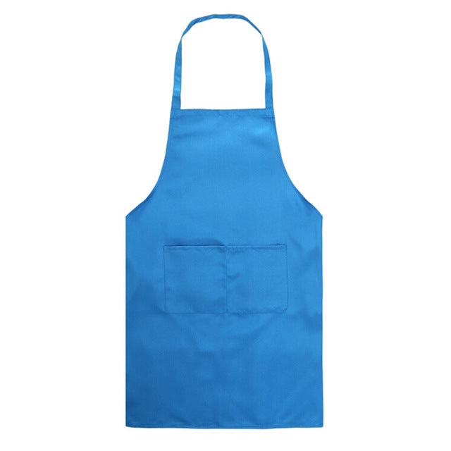 2 tabliers de cuisine de chef avec poches, noir, rouge, rose rouge, vert, bleu, violet, jaune, café, orange