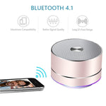 Enceinte Bluetooth stéréo portable LENRUE avec LED, micro intégré, subwoofer MP3 MINI, colonne intelligente, TBD049445801A, TBD049445801B, TBD049445801C, TBD049445801D