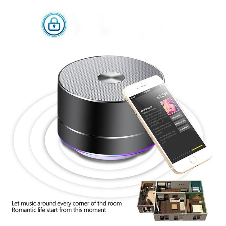 Enceinte Bluetooth stéréo portable LENRUE avec LED, micro intégré, subwoofer MP3 MINI, colonne intelligente, TBD049445801A, TBD049445801B, TBD049445801C, TBD049445801D
