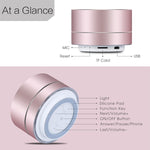 Enceinte Bluetooth stéréo portable LENRUE avec LED, micro intégré, subwoofer MP3 MINI, colonne intelligente, TBD049445801A, TBD049445801B, TBD049445801C, TBD049445801D