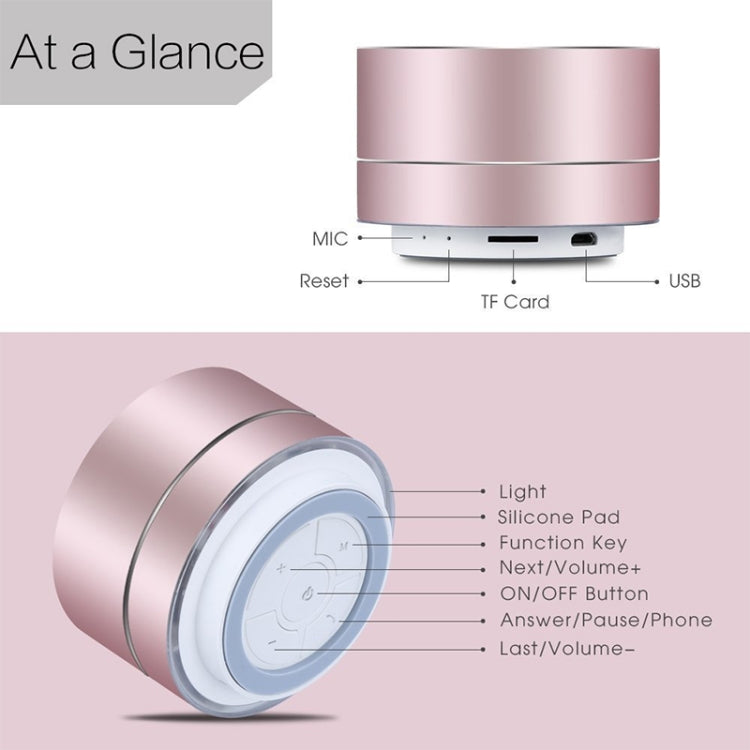 Enceinte Bluetooth stéréo portable LENRUE avec LED, micro intégré, subwoofer MP3 MINI, colonne intelligente, TBD049445801A, TBD049445801B, TBD049445801C, TBD049445801D