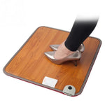 Tapis chauffant électrique pour réchauffer les pieds 50x30cm, Tapis chauffant de bureau avec thermostat, Thermostat pour réchauffer les pieds