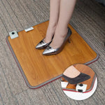 Tapis chauffant électrique pour réchauffer les pieds 50x30cm, Tapis chauffant de bureau avec thermostat, Thermostat pour réchauffer les pieds