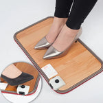 Tapis chauffant électrique pour réchauffer les pieds 50x30cm, Tapis chauffant de bureau avec thermostat, Thermostat pour réchauffer les pieds