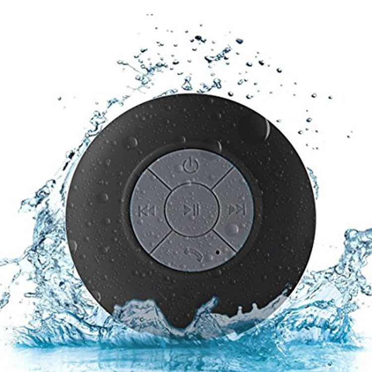 Mini subwoofer portable étanche pour douche, enceinte Bluetooth sans fil, mains libres, réception d'appels, musique, micro à ventouse pour iPhone Samsung