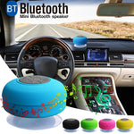 Mini subwoofer portable étanche pour douche, enceinte Bluetooth sans fil, mains libres, réception d'appels, musique, micro à ventouse pour iPhone Samsung