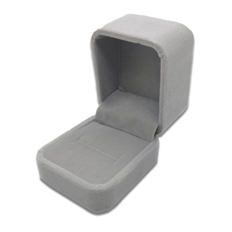 Boîte cadeau d'emballage de bijoux exquise, 5x5.5cm (Gris flanelle), 7x7cm (Gris flanelle), 7.5x7.5cm (Nœud papillon)
