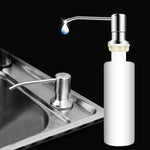 Distributeur de savon en acier inoxydable 304 pour évier de cuisine