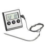 Thermomètre de four numérique Cuisine Cuisson Viande BBQ Sonde Thermomètre Minuteur Température Eau Lait Outils de cuisson, Thermomètre de four numérique