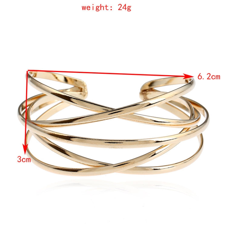 Bracelets joncs ouverts pour femmes et filles, à la mode, en or, argent, noir canon, rouge rosé, multicolore