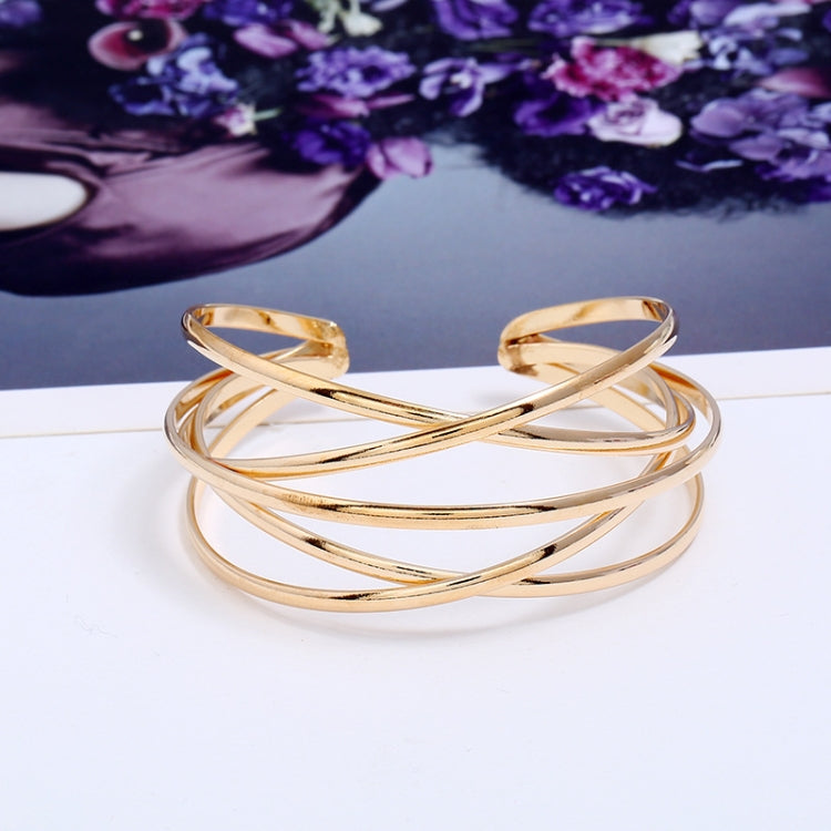 Bracelets joncs ouverts pour femmes et filles, à la mode, en or, argent, noir canon, rouge rosé, multicolore