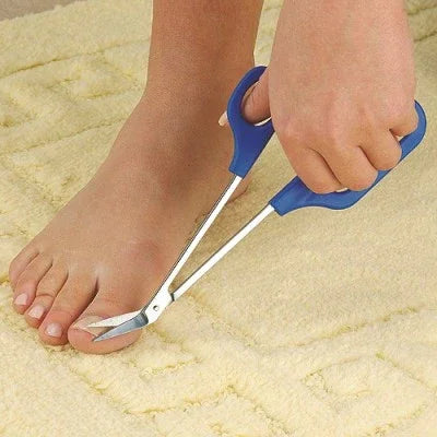 Coupe-ongles de pieds facile à prendre en main à long manche