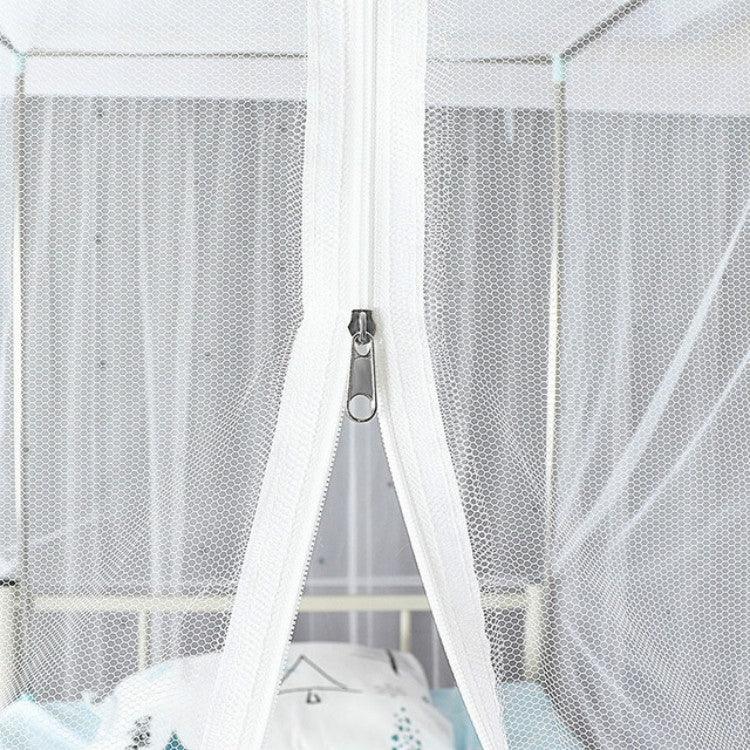 Moustiquaire à porte simple supérieure pour dortoir étudiant, installation sans perçage, 90x190x150 cm (sans support), 90x190x150 cm (avec support)