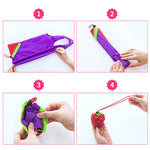 Sac à provisions pliable réutilisable créatif pour le shopping de fraises