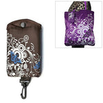 Sac de Courses Pliable Papillon Fleur Tissu Oxford Sac à Bandoulière Sac Cabas Réutilisable, violet, café, rouge, rose rouge, rouge violet, bleu saphir, bleu ciel, orange, noir
