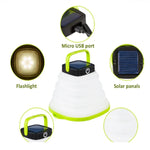 Lampe Solaire Pliable Lampe de Tente de Camping Extérieur Lampe de Camping LED