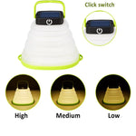 Lampe Solaire Pliable Lampe de Tente de Camping Extérieur Lampe de Camping LED