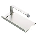 Porte-papier toilette en acier inoxydable brillant avec étagère de rangement pour téléphone portable, porte-papier toilette brillant
