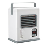 Refroidisseur d'air de bureau, batterie et prise, double usage, climatisation intelligente avec affichage numérique, mini refroidisseur d'air