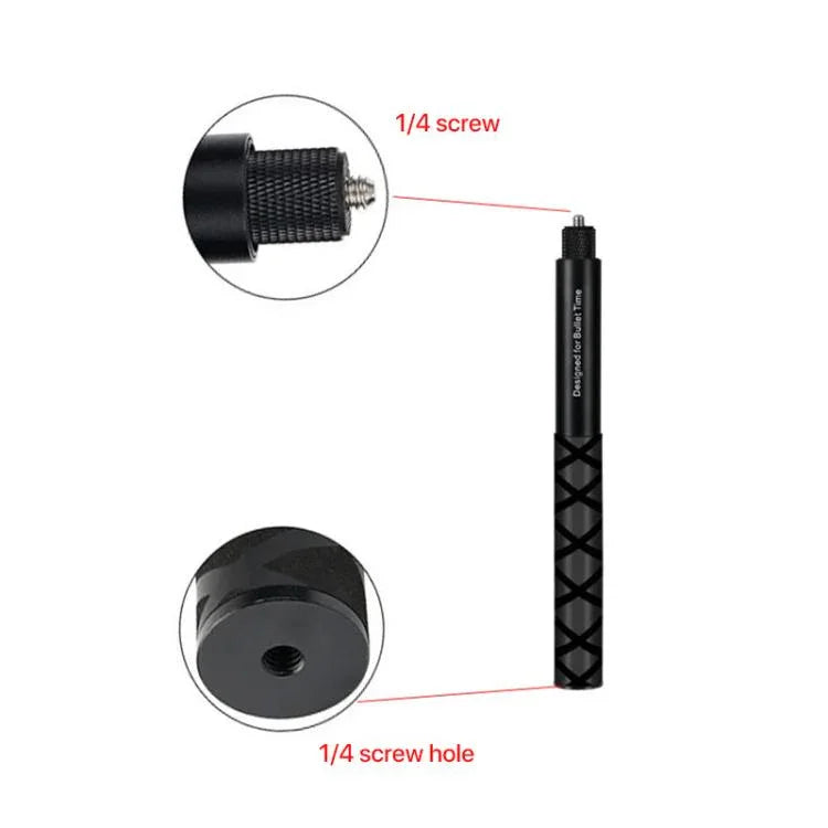 Perche à selfie de 1,2 m pour caméras d'action Insta360 ONE X et ONE Sport.