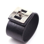 Bracelets larges en cuir style punk pour femmes, 1, 2, 5, 6