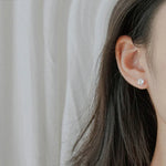 20 paires/paquet de boucles d'oreilles en zircon à six griffes, bijoux pour femmes avec perles et diamants