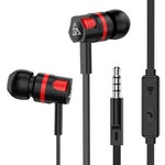 Écouteurs Stéréo Super Bass avec Microphone pour Téléphone Portable Samsung / Xiaomi