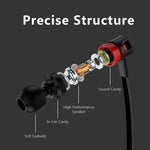 Écouteurs Stéréo Super Bass avec Microphone pour Téléphone Portable Samsung / Xiaomi