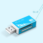 Lecteur multi-cartes mémoire SD 1 en 1 pour Memory Stick Pro Duo Micro SD, TF, M2, MMC, SDHC MS