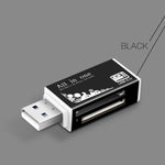 Lecteur multi-cartes mémoire SD 1 en 1 pour Memory Stick Pro Duo Micro SD, TF, M2, MMC, SDHC MS