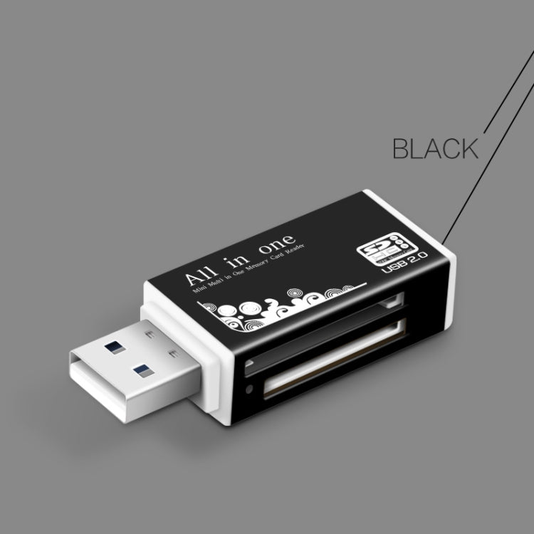 Lecteur multi-cartes mémoire SD 1 en 1 pour Memory Stick Pro Duo Micro SD, TF, M2, MMC, SDHC MS
