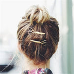 2 PCS simples ornements de cheveux personnalisés, épingles à cheveux, dossier de mots rétro, coiffure