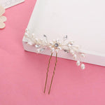 2 pinces à cheveux florales de mariage, accessoires pour cheveux de festival, pince à cheveux en tresse, vigne, belle coiffe