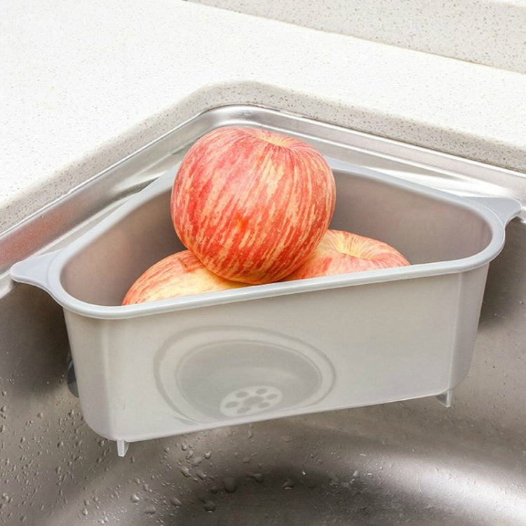 Égouttoir à légumes pour évier de cuisine, support de rangement triangulaire, panier suspendu sans perforation