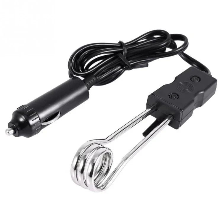 Chauffe-eau électrique portable 12V/24V pour voiture, immersion, voyage, camping, pique-nique, 12V, 24V