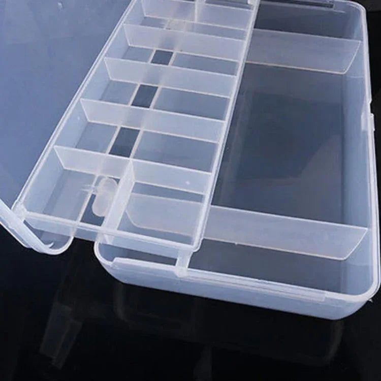 Boîte à appâts de pêche à compartiments multiples escamotables, boîte à appâts de pêche