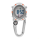 Montre d'Alpinisme Multifonctionnelle en Acier Inoxydable avec Crochet, Montre à Crochet en Acier Inoxydable (Orange), Montre à Crochet en Acier Inoxydable (Bleu), Montre à Crochet en Acier Inoxydable (Jaune), Montre à Crochet en Acier Inoxydable (Rouge)