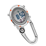 Montre d'Alpinisme Multifonctionnelle en Acier Inoxydable avec Crochet, Montre à Crochet en Acier Inoxydable (Orange), Montre à Crochet en Acier Inoxydable (Bleu), Montre à Crochet en Acier Inoxydable (Jaune), Montre à Crochet en Acier Inoxydable (Rouge)