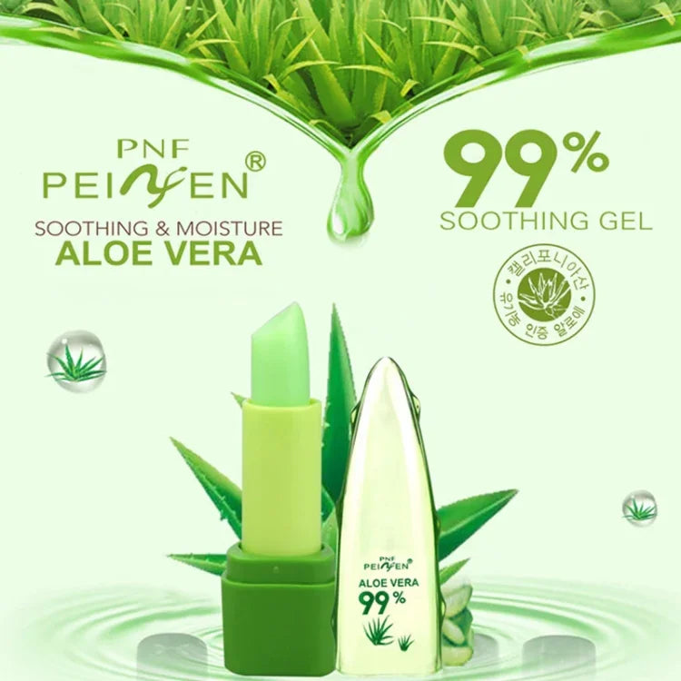 3 rouges à lèvres PNF Aloe Vera hydratants naturels, baume à lèvres magique rose qui change de couleur en fonction de la température