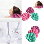 Coussin de bain gonflable en forme de coquillage doux pour salle de bain, confortable pour spa à domicile, couleur livrée aléatoirement, coussin de bain gonflable pour spa
