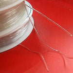 5 PCS Fil de Pêche Transparent Fil Élastique DIY Bijoux Faits Main Accessoires Matériel Perles Fil Perlé, 0.5mm, 0.6mm, 0.7mm, 1mm, 0.8mm