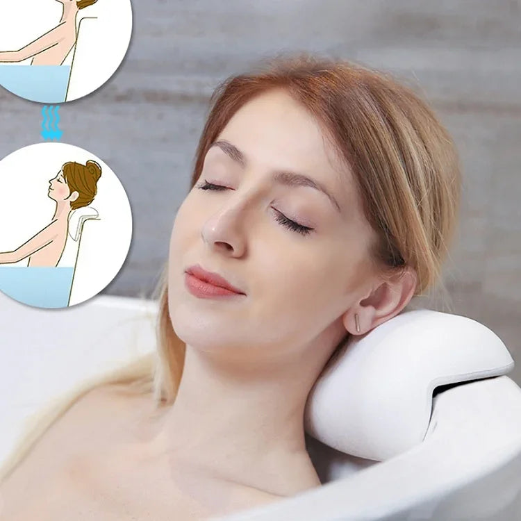 Coussin de baignoire de massage universel auto-adhésif étanche, Coussin de baignoire de massage