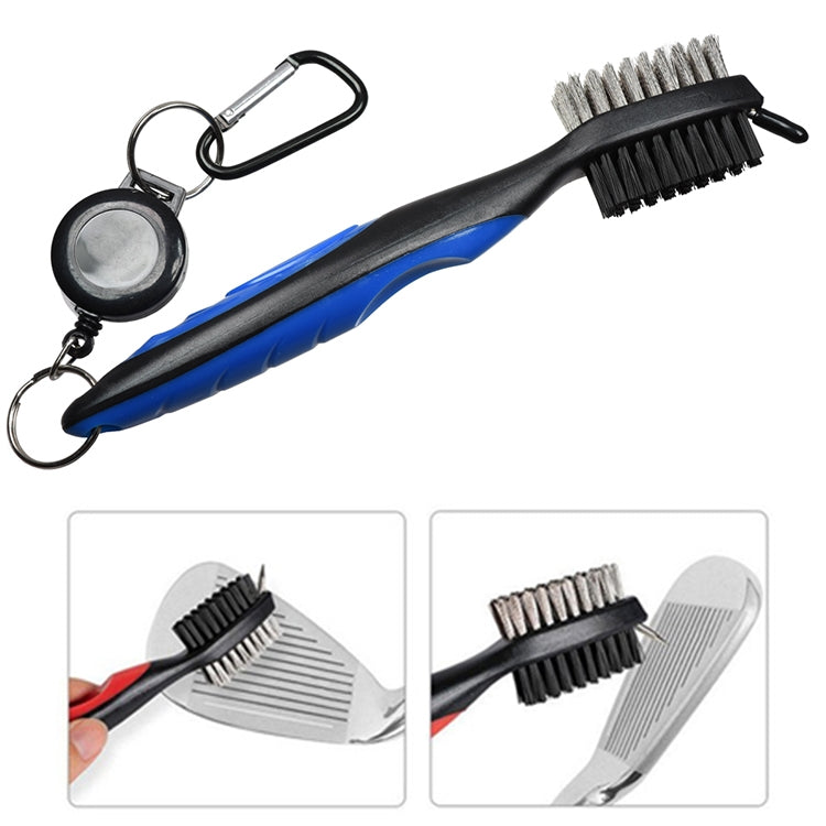 Brosse de nettoyage pour club de golf, ensemble de brosses de nettoyage pour rainures de balle, ZY-0021 brosse bleue, ZY-0021 brosse noire, ZY-0021 brosse verte, ZY-0021 brosse rouge, ZY-0021 brosse orange