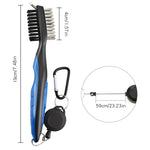 Golf Club Brush Ball Slot Cleaning Brush Cleaning Set, ZY-0021  Brush Blue, ZY-0021 Brush Black