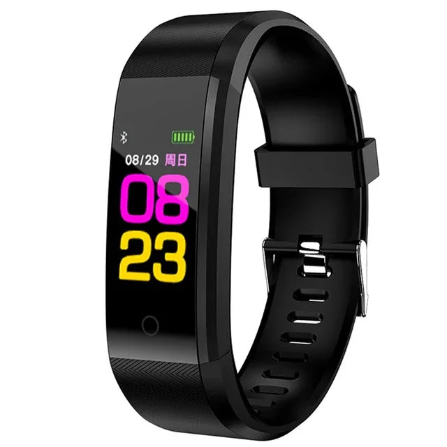 Bracelet Intelligent ID115 Plus Cardiofréquencemètre Tensiomètre Podomètre Santé Course Sport Montre Connectée pour iOS Android, ID115 Plus Noir, ID115 Plus Violet, ID115 Plus Bleu, ID115 Plus Rouge, ID115 Plus Bleu Foncé